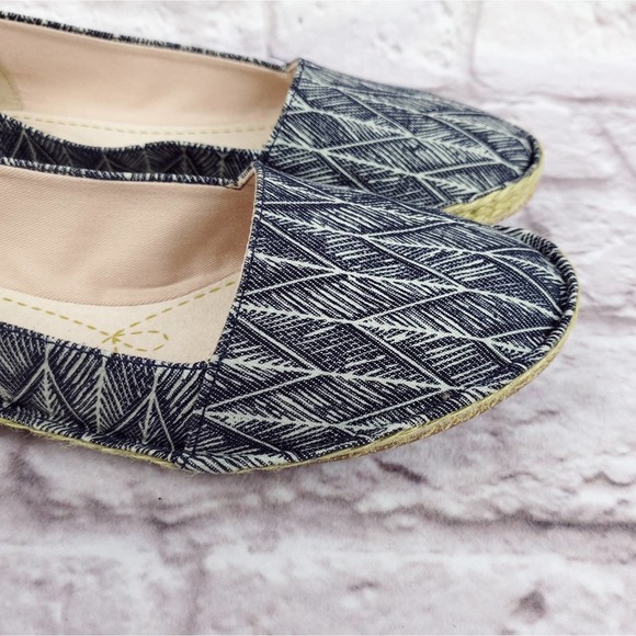 Clarks summer slides shoes flats navy blue white size 8 women's - Picture 5 of 10